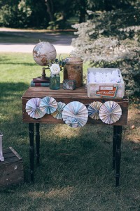 vintage picnic travel wedding